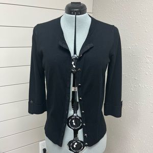 Button Down Cropped Cardigan